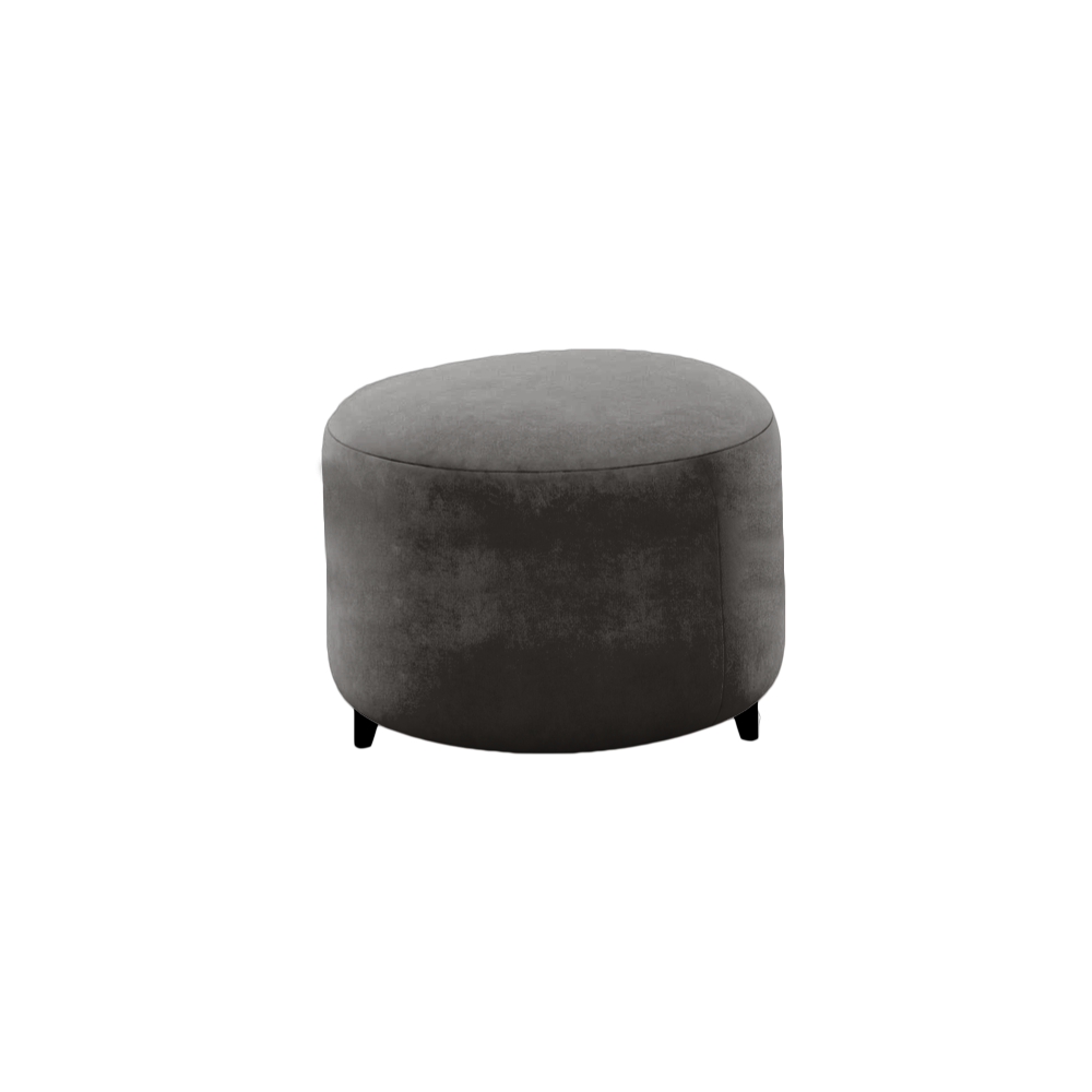 Slipcover for Ottoman - Round Shape