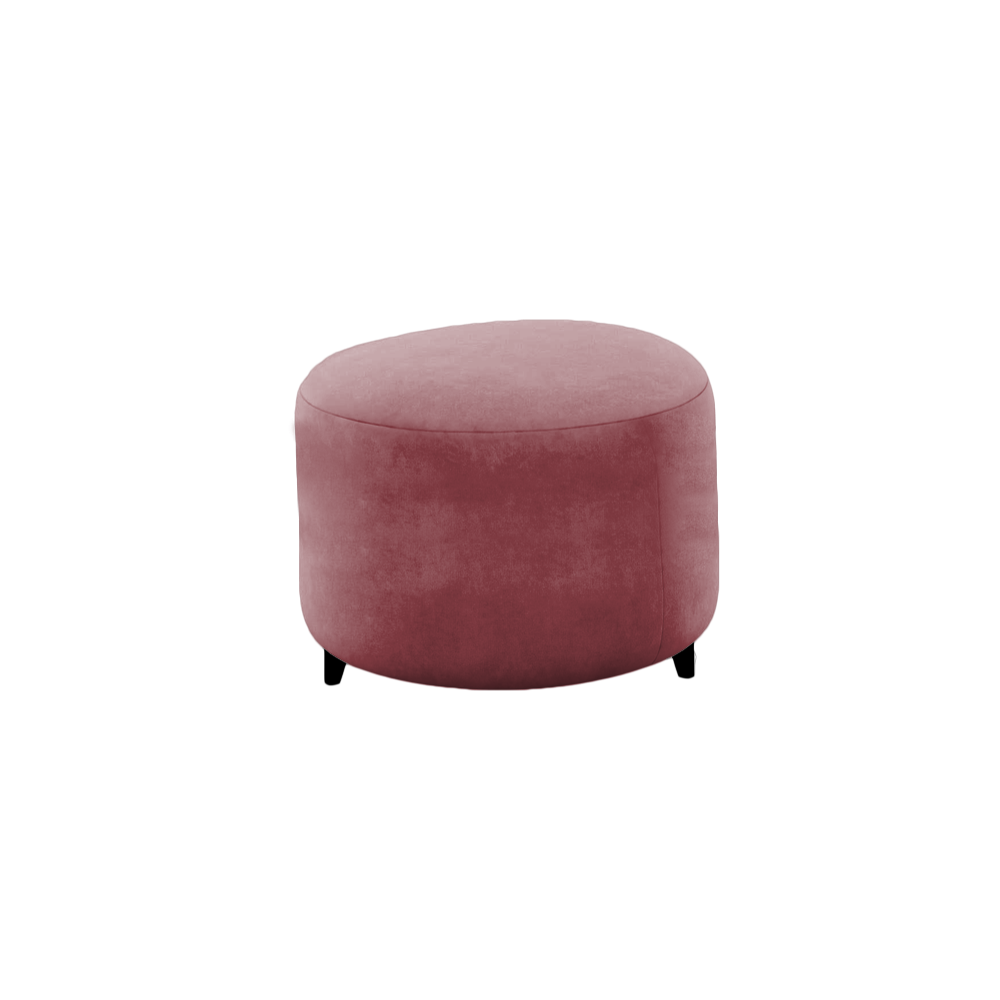 Slipcover for Ottoman - Round Shape