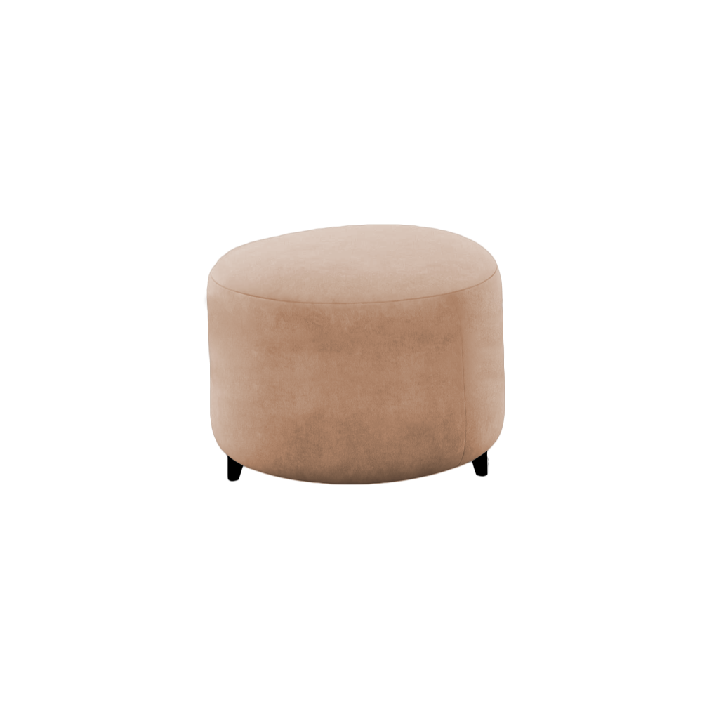 Slipcover for Ottoman - Round Shape