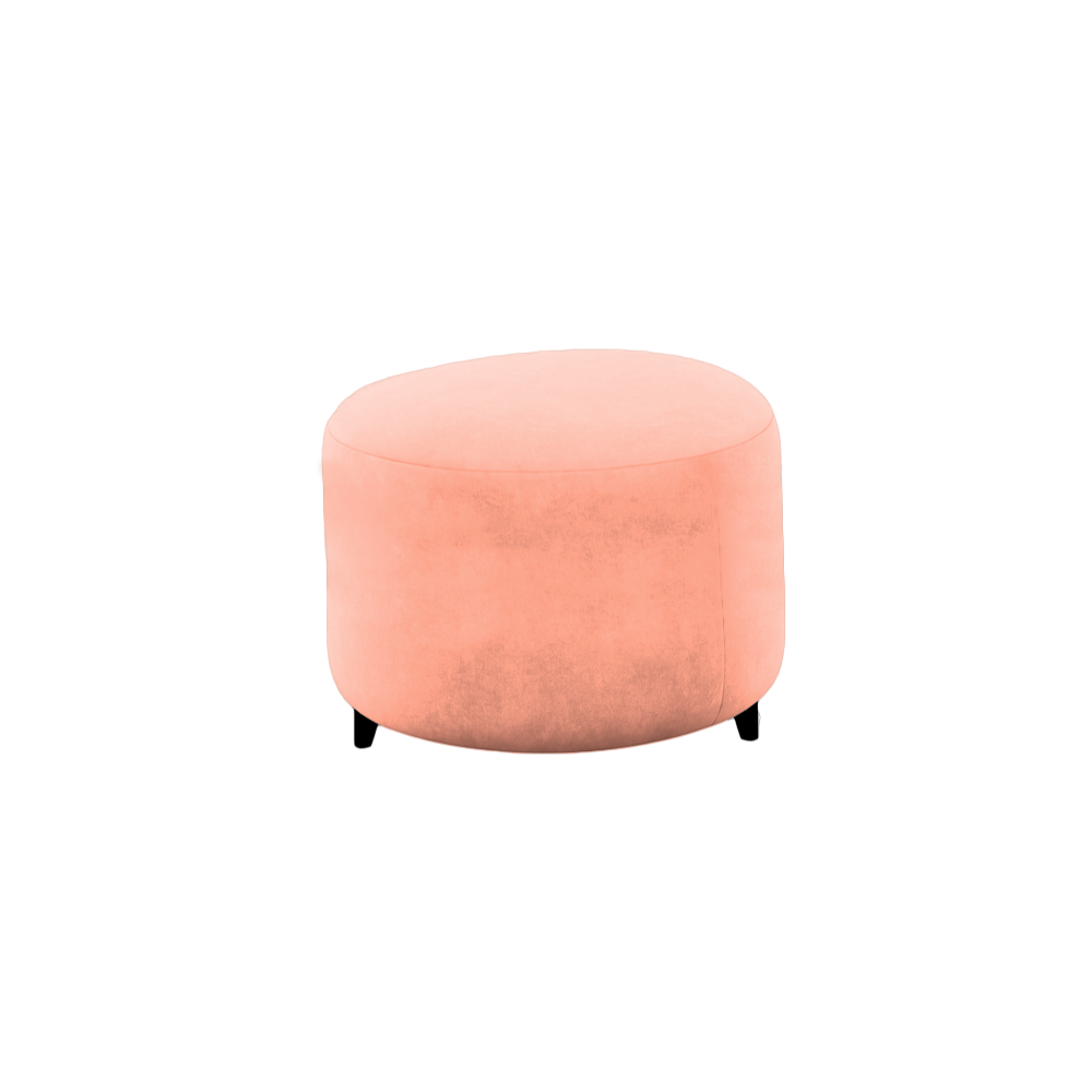 Slipcover for Ottoman - Round Shape