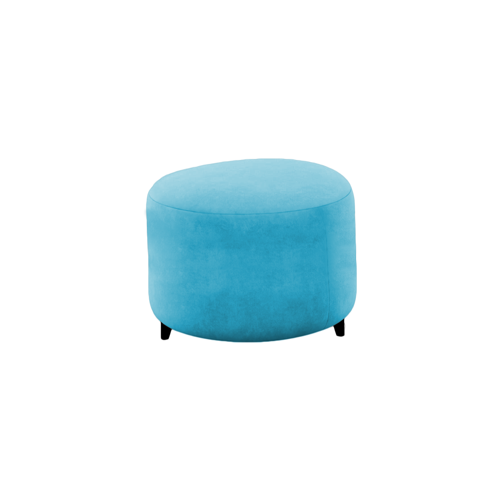 Slipcover for Ottoman - Round Shape