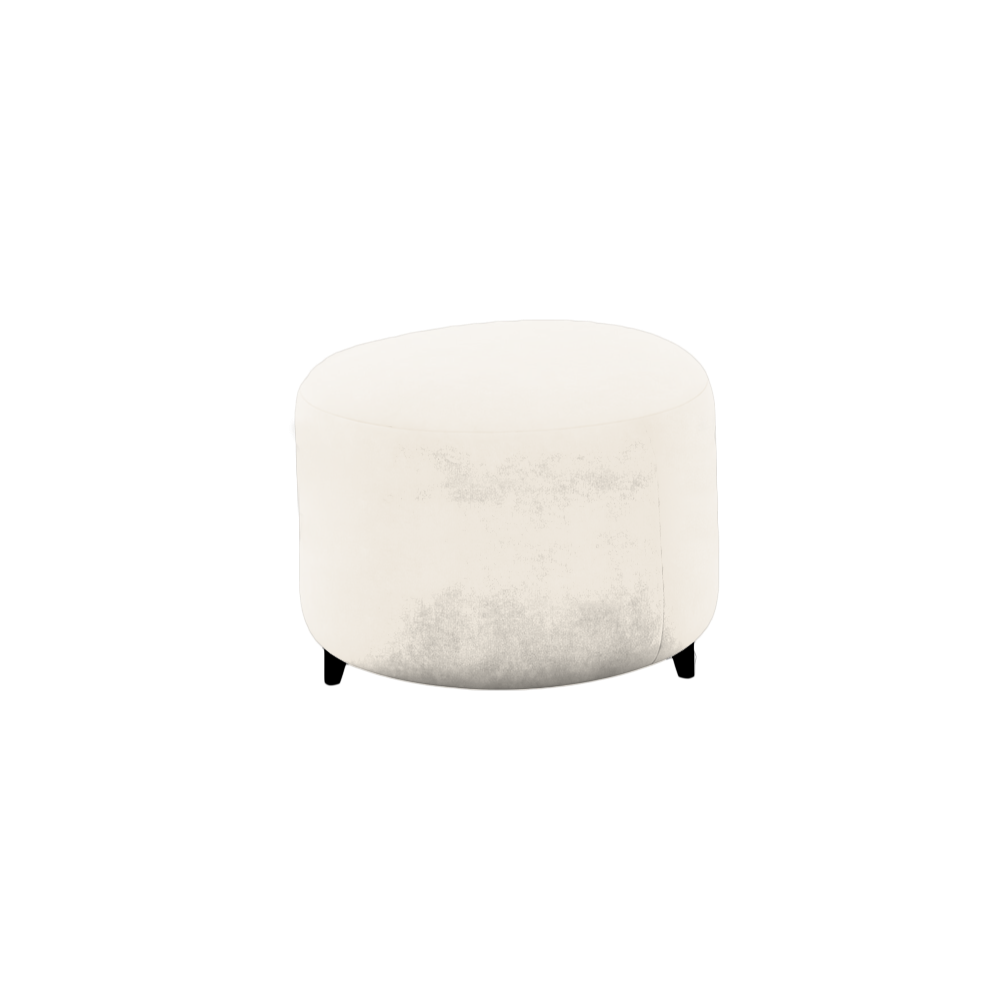 Slipcover for Ottoman - Round Shape