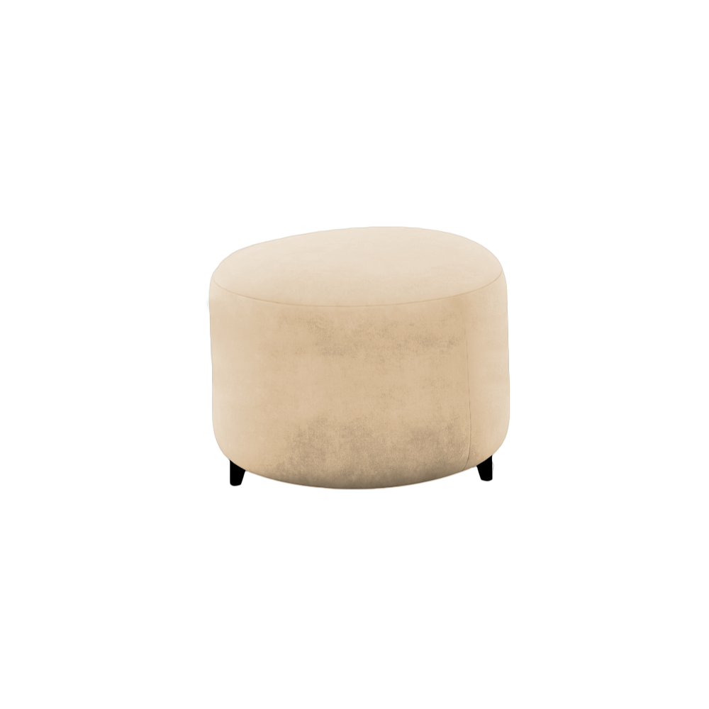 Slipcover for Ottoman - Round Shape