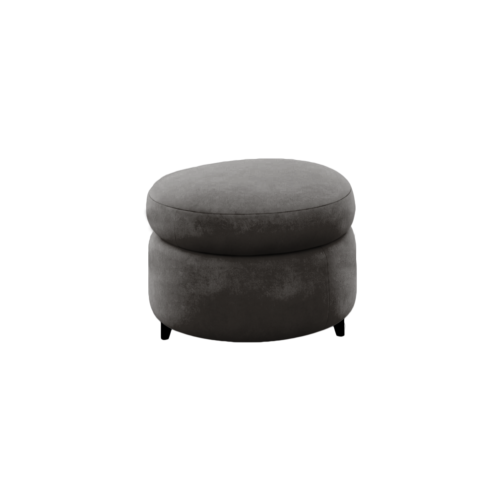 Slipcover for Ottoman - Round Shape