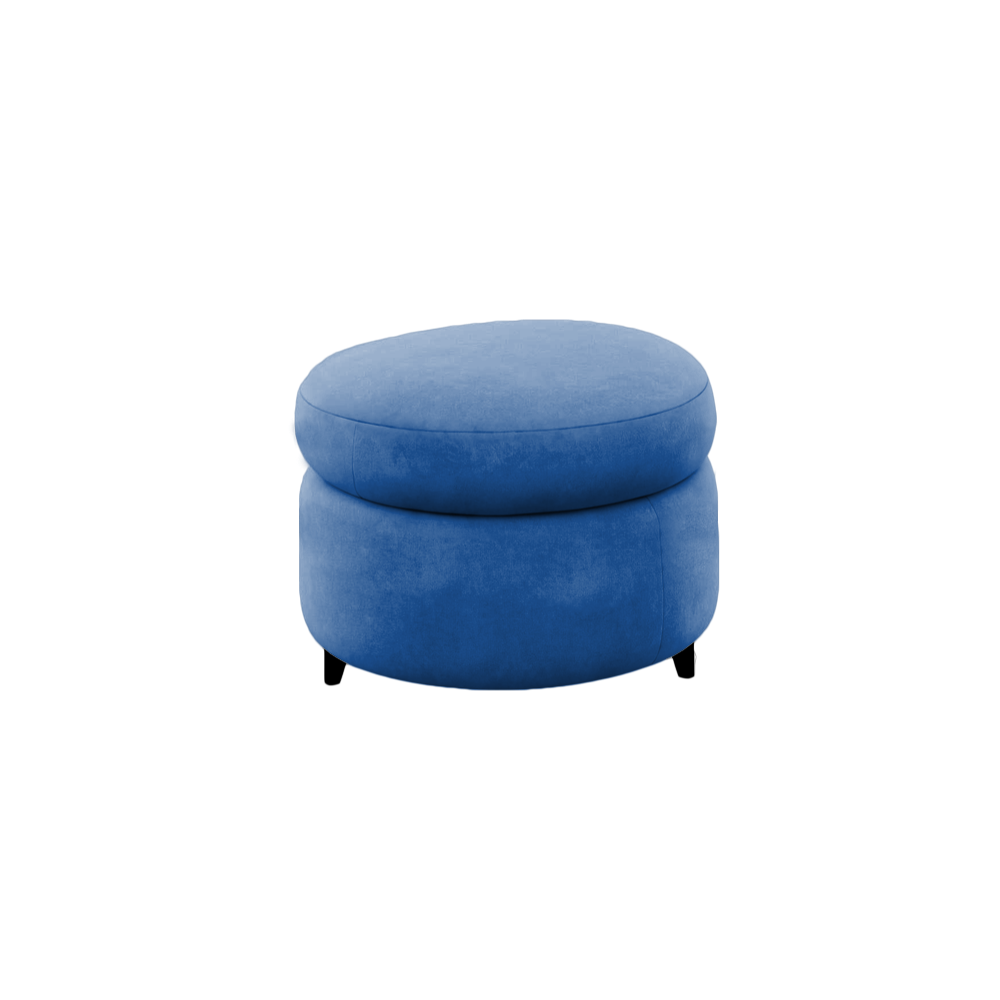 Slipcover for Ottoman - Round Shape