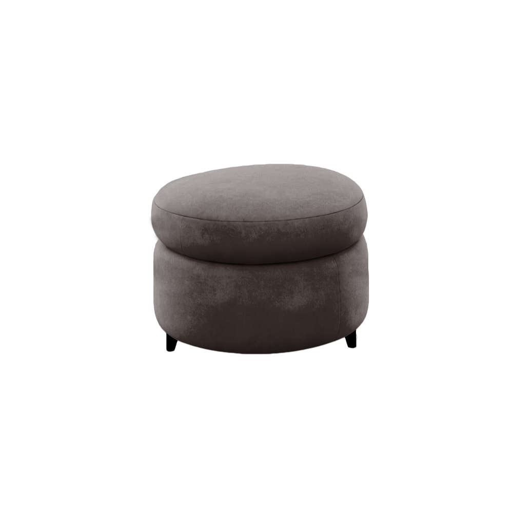 Slipcover for Ottoman - Round Shape