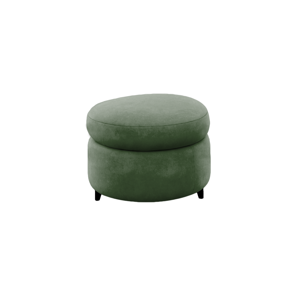 Slipcover for Ottoman - Round Shape