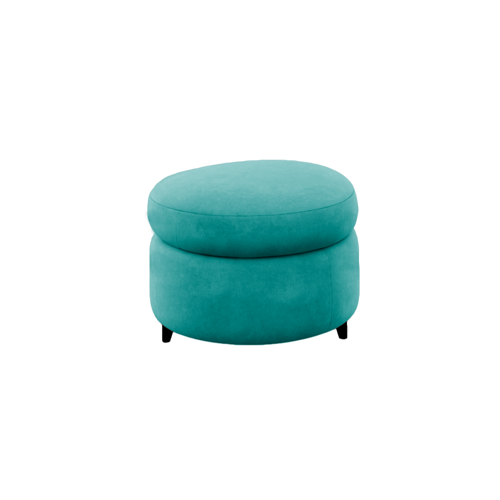 Slipcover for Ottoman - Round Shape