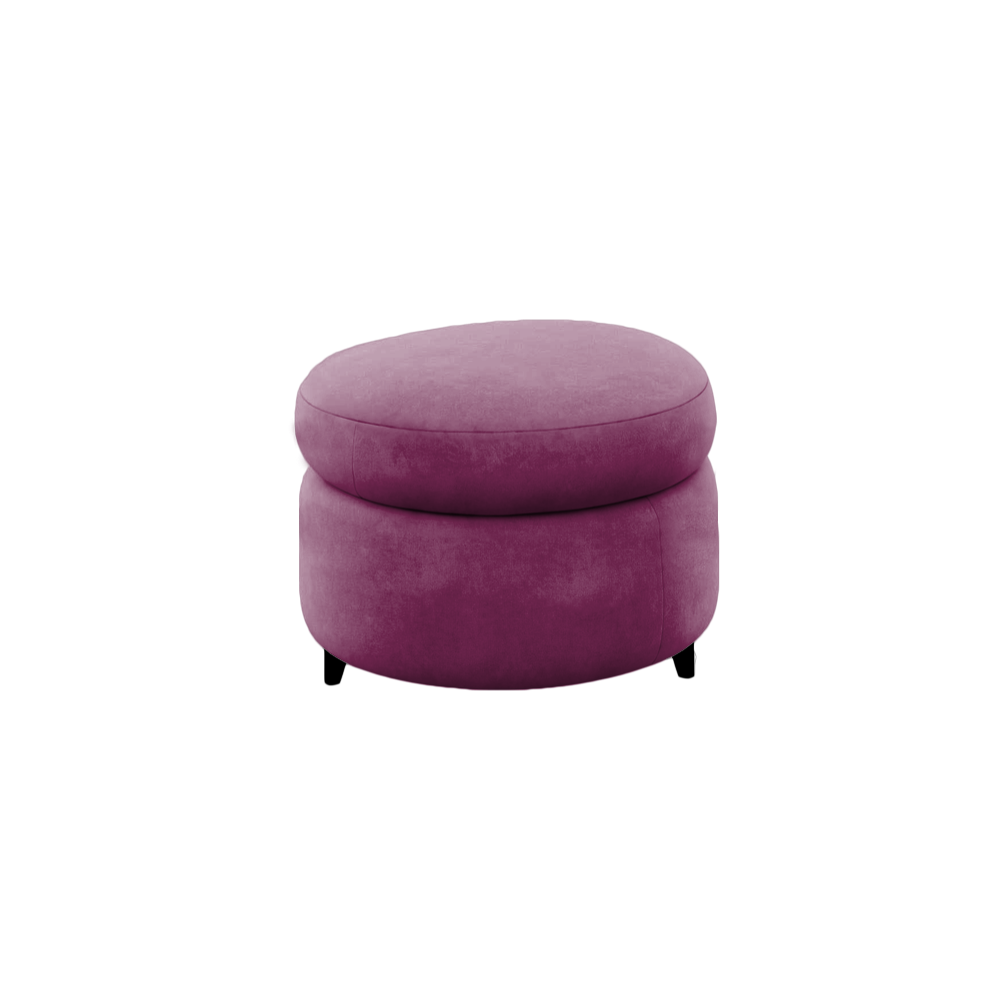 Slipcover for Ottoman - Round Shape