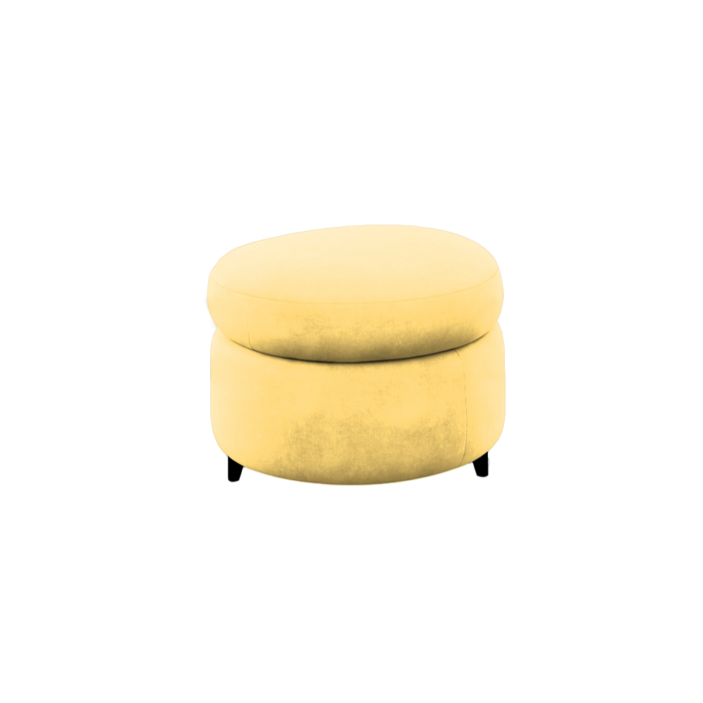 Slipcover for Ottoman - Round Shape
