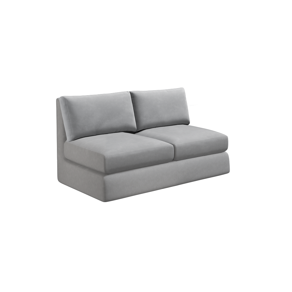 Slipcover for Armless Loveseat