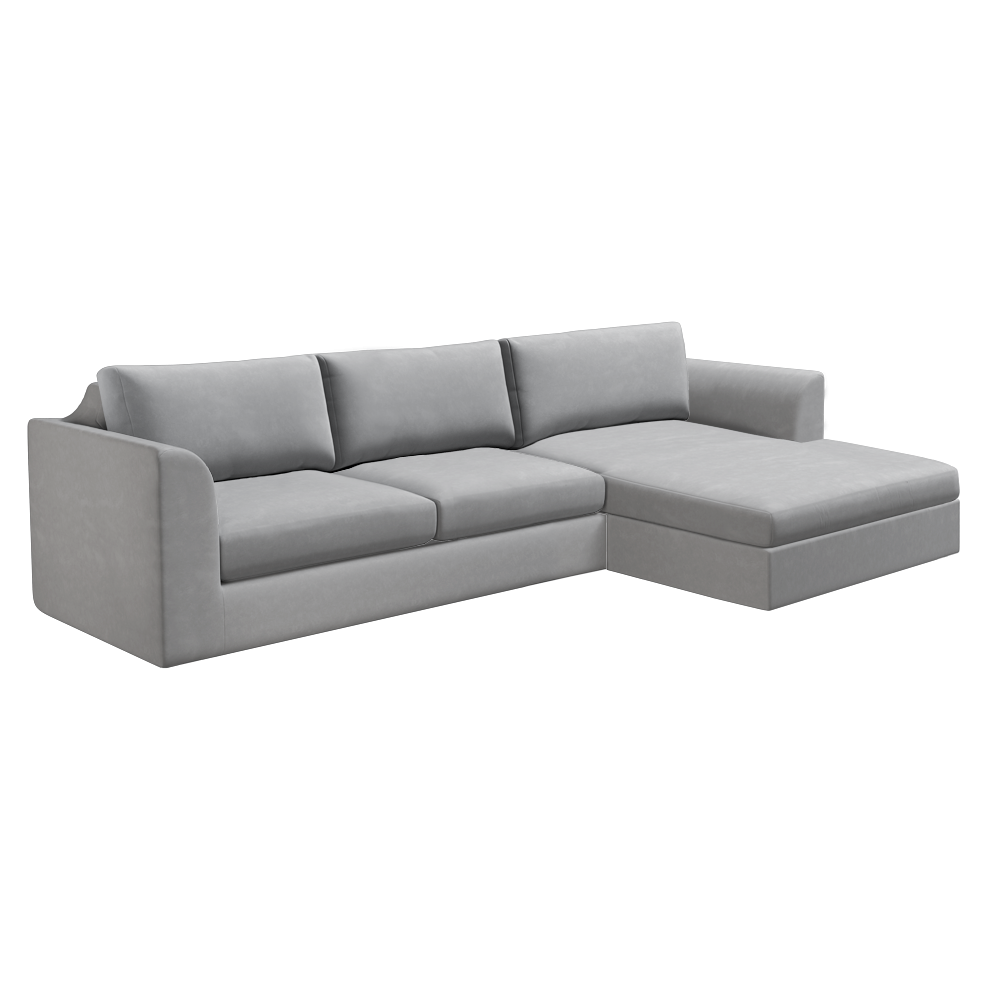 Slipcover for Sectional with Chaise - Right Facing
