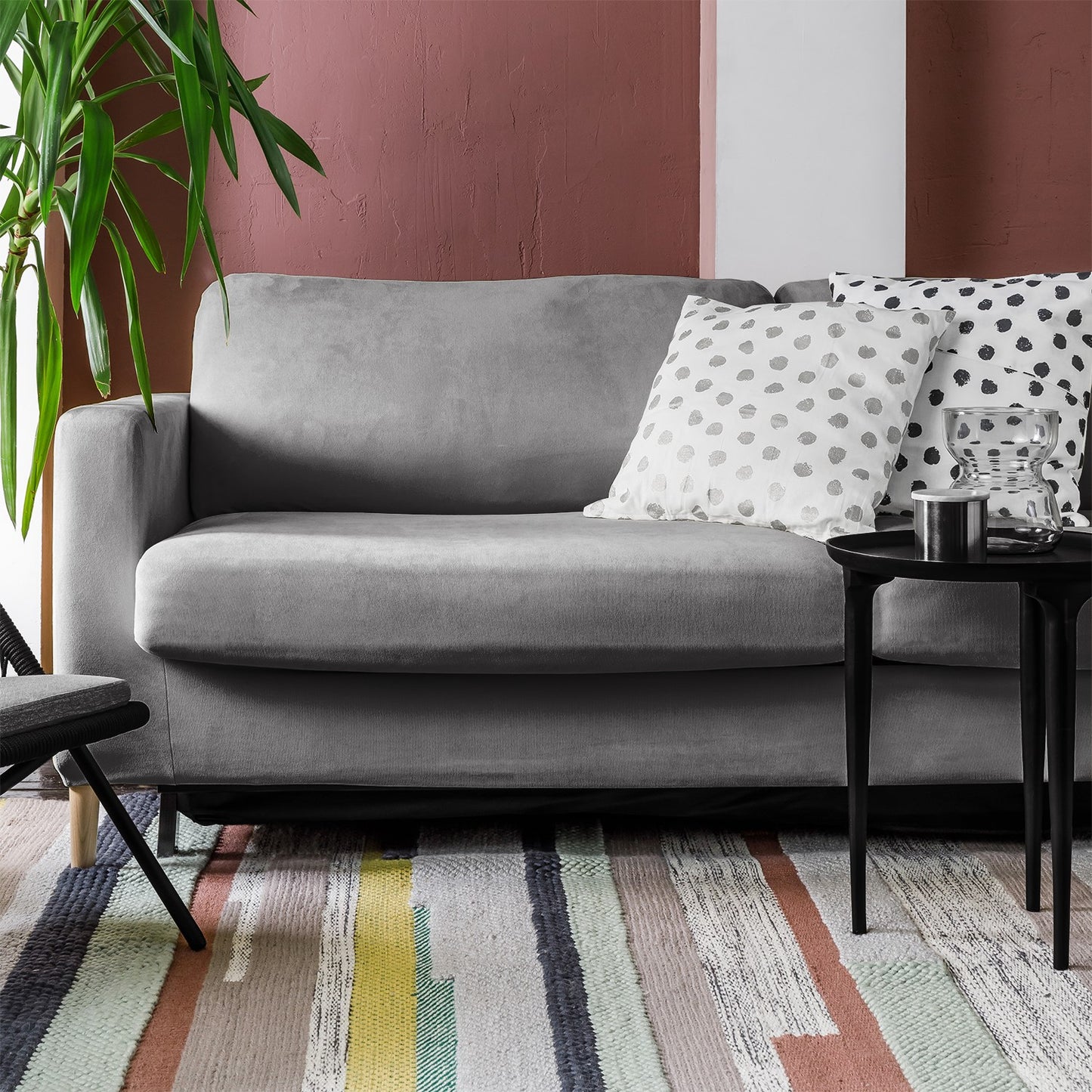 Slipcover for Sectional with Bumper - Right Facing