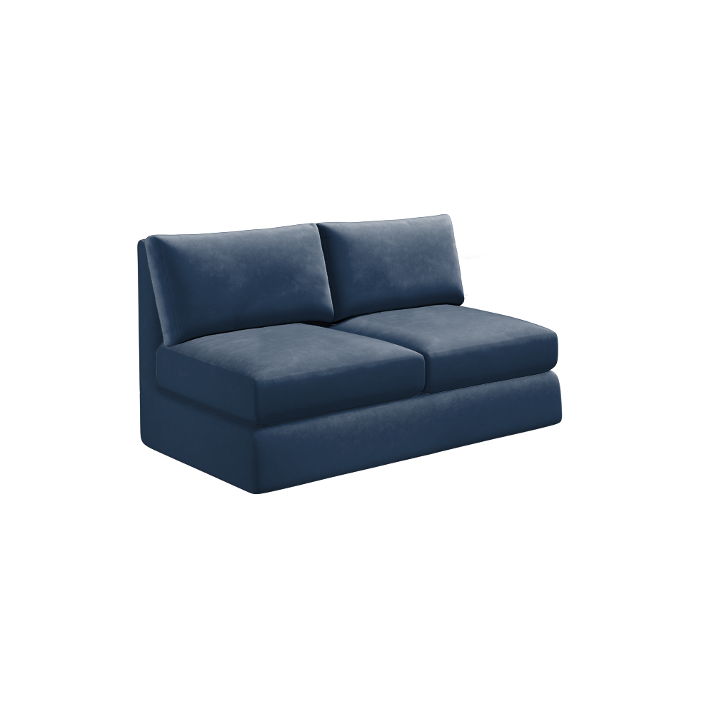 Slipcover for Armless Loveseat