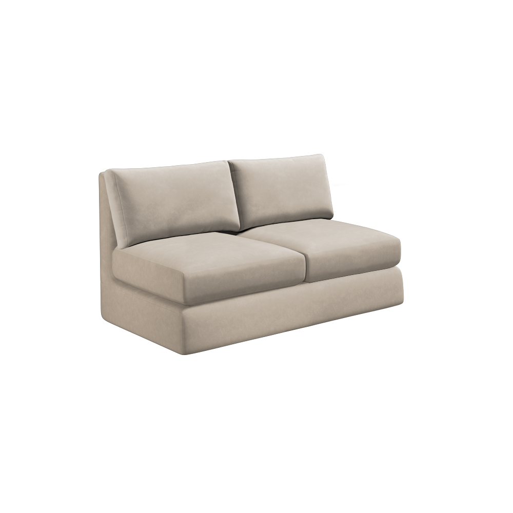Slipcover for Armless Loveseat