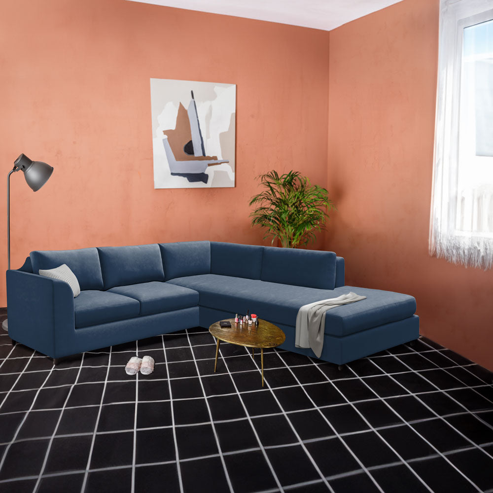 Slipcover for Sectional with Bumper - Right Facing