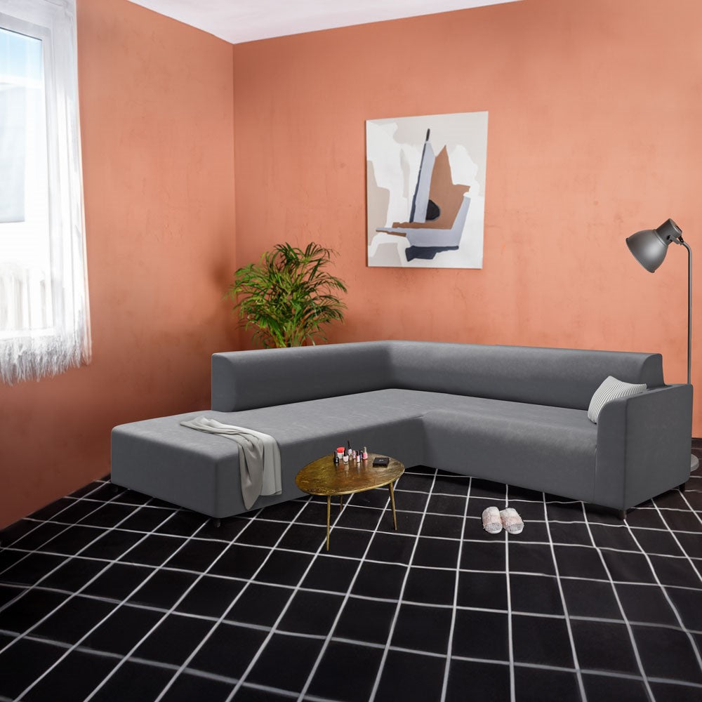 Slipcover for Sectional with Bumper - Left Facing