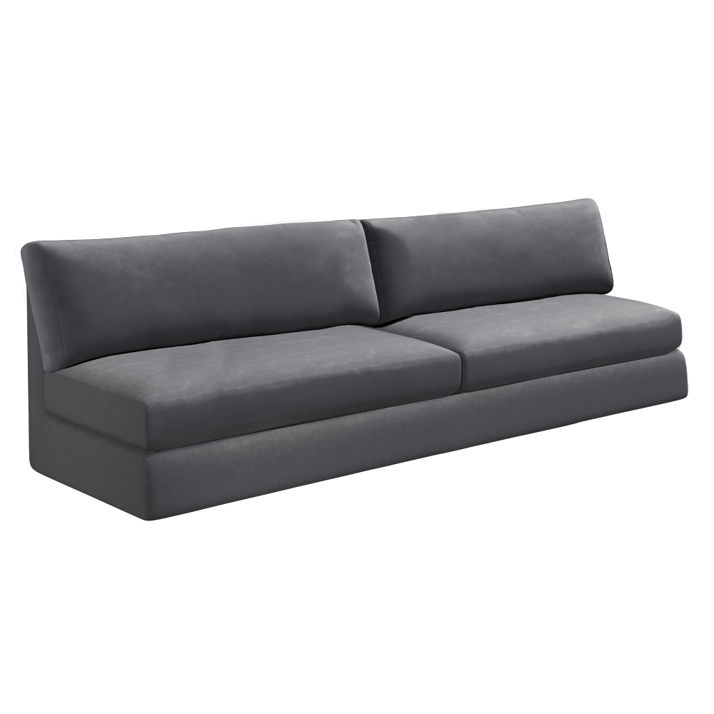 Slipcover for Oversized Armless Sofa