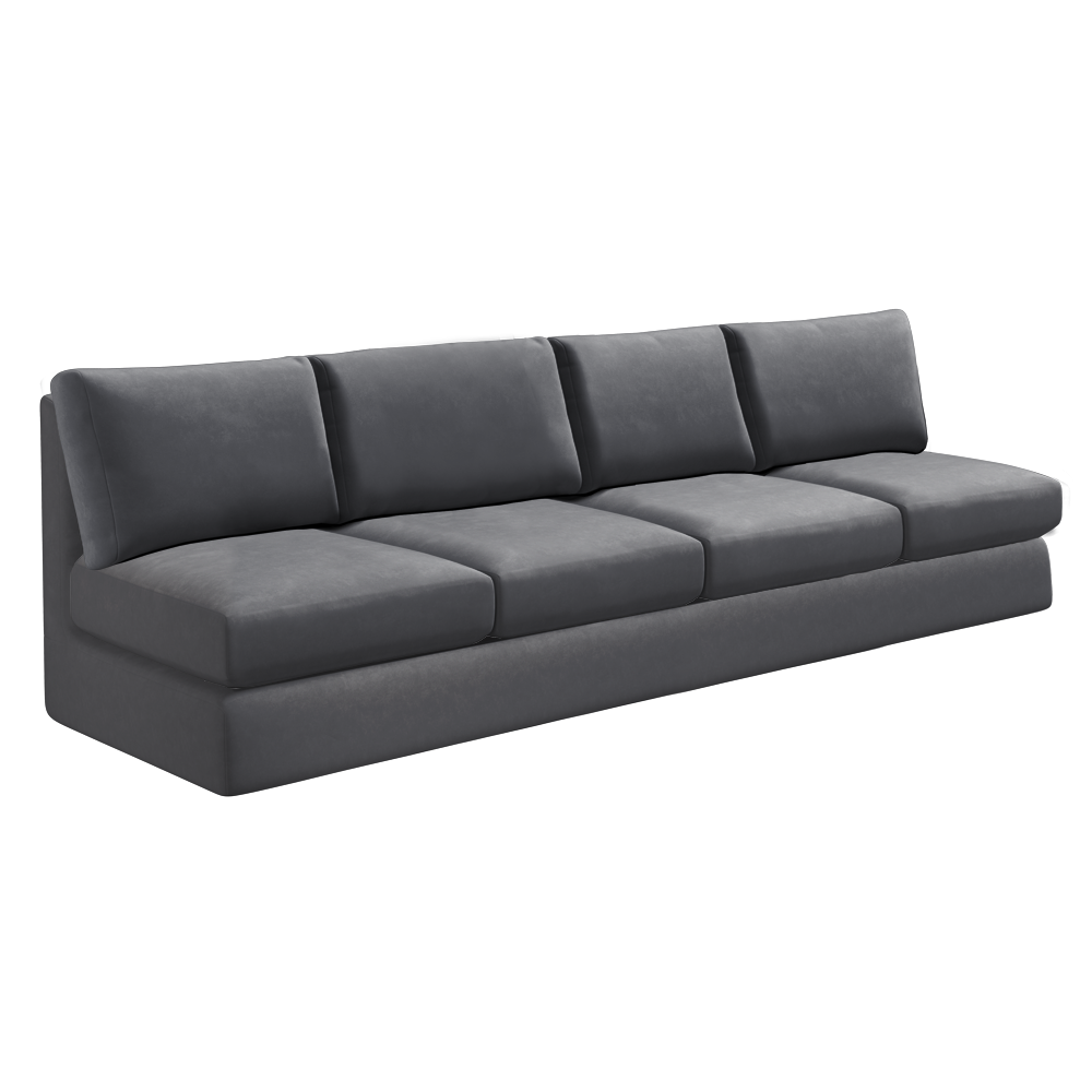 Slipcover for Oversized Armless Sofa