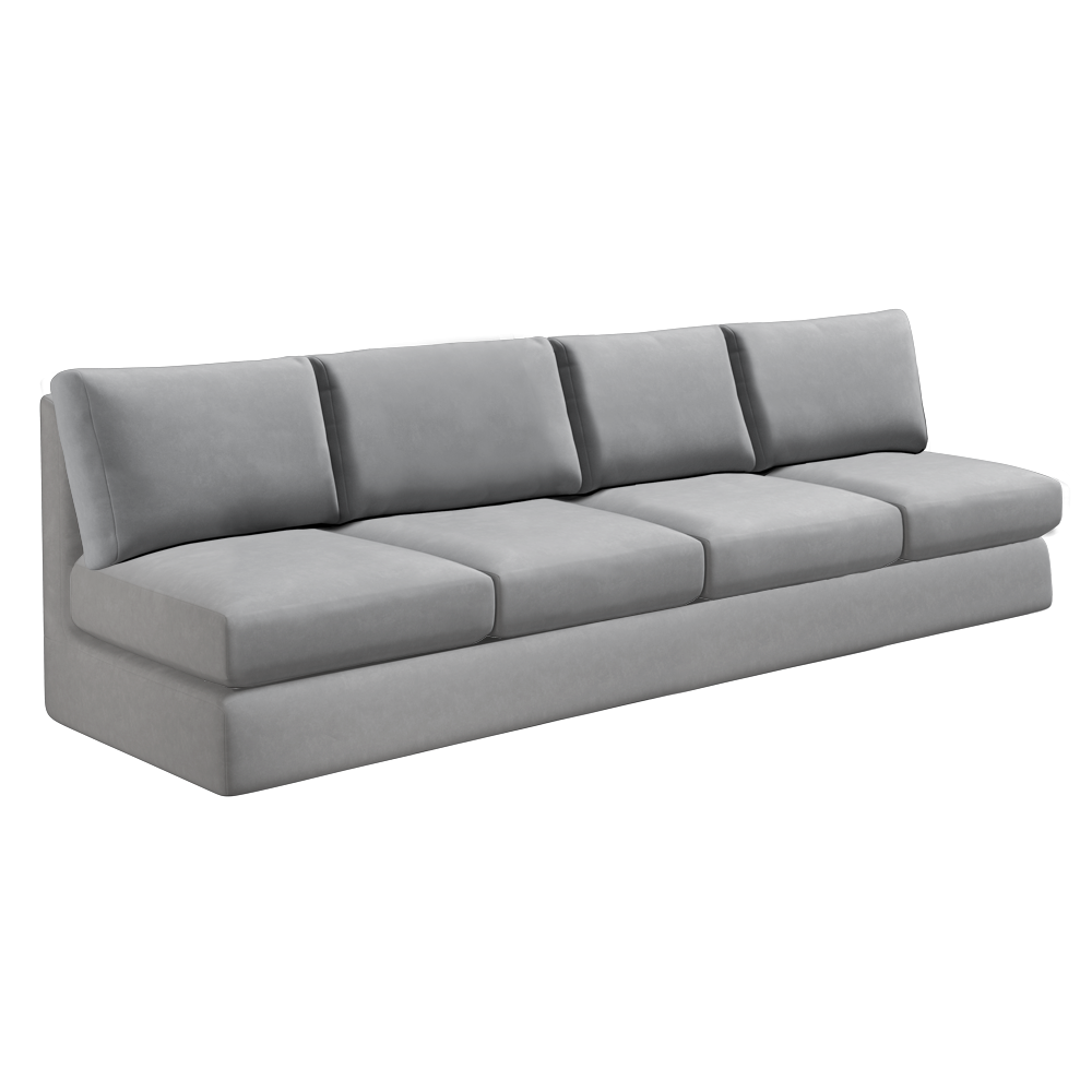 Slipcover for Oversized Armless Sofa