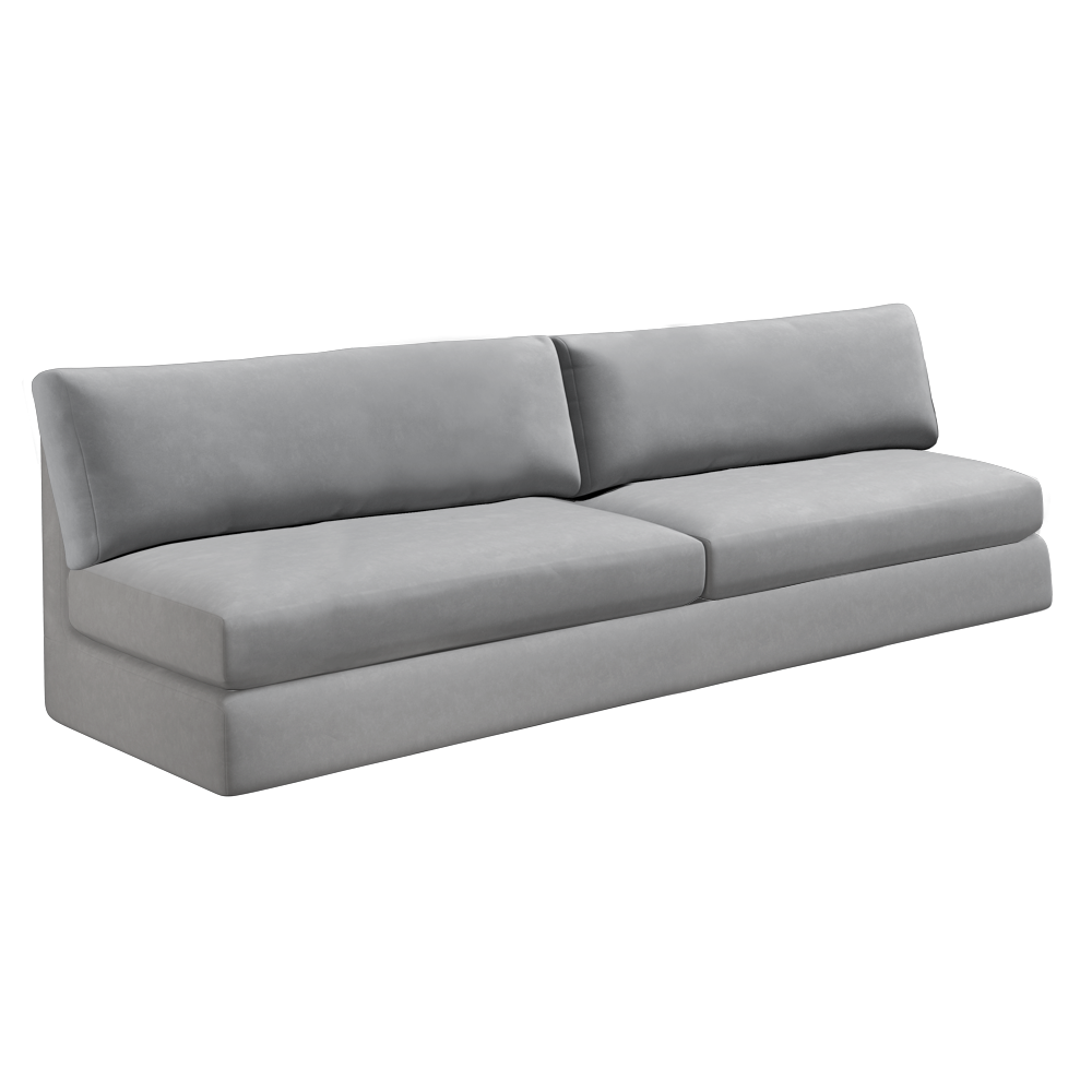 Slipcover for Oversized Armless Sofa