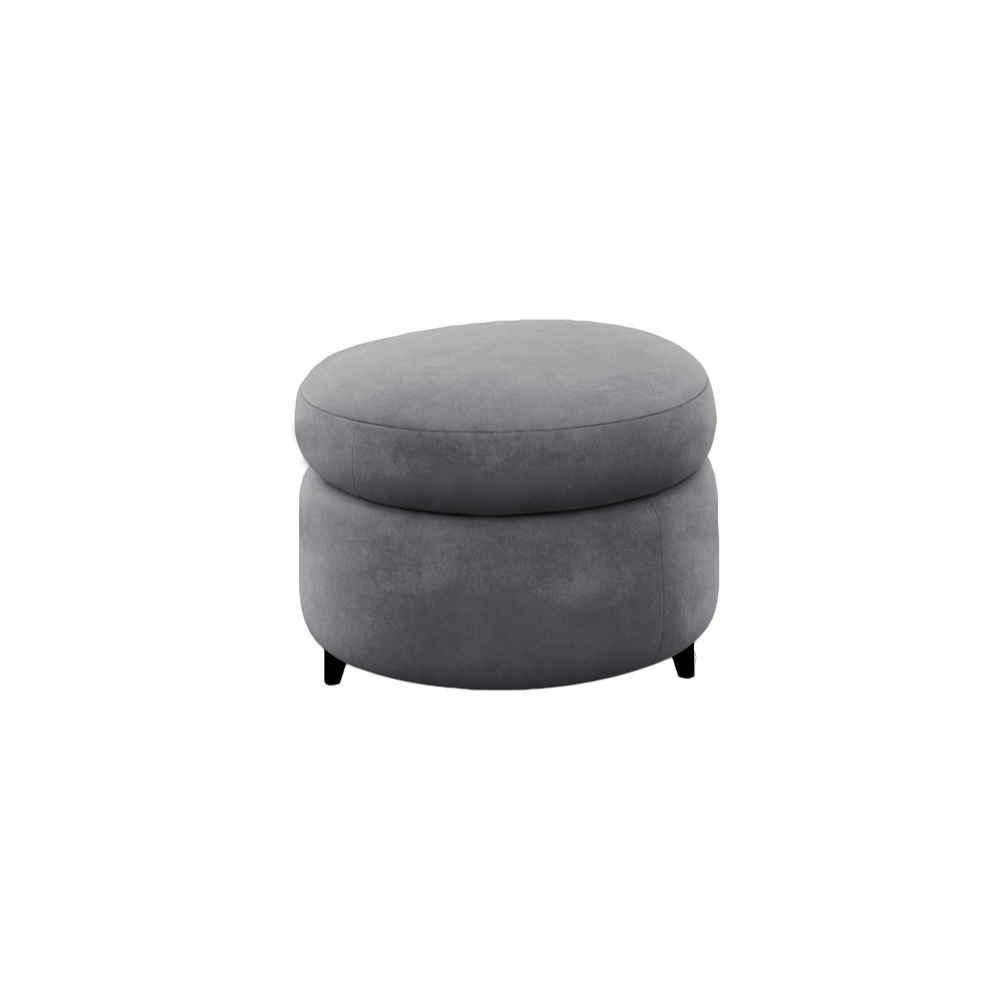 Slipcover for Ottoman - Round Shape
