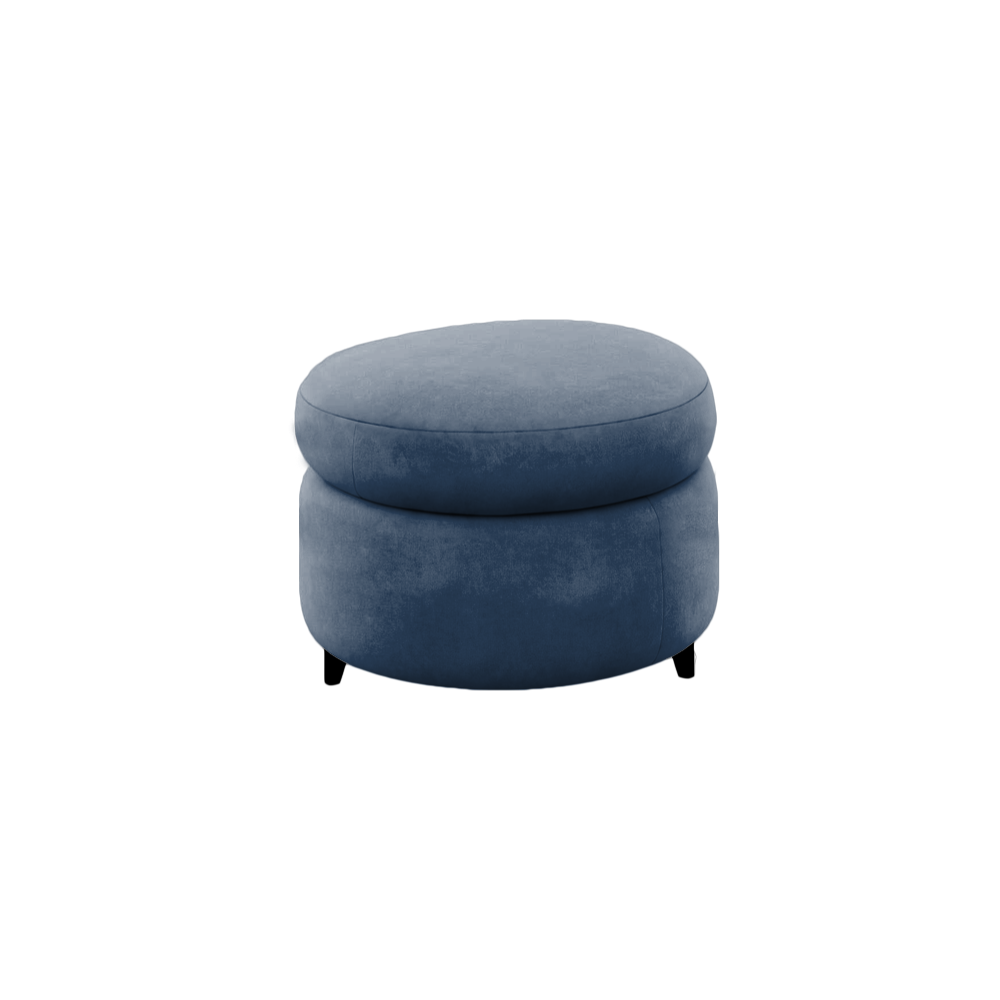 Slipcover for Ottoman - Round Shape