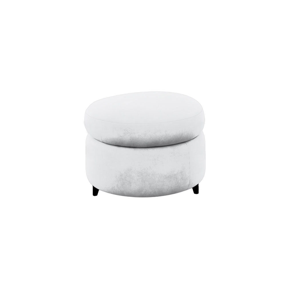 Slipcover for Ottoman - Round Shape