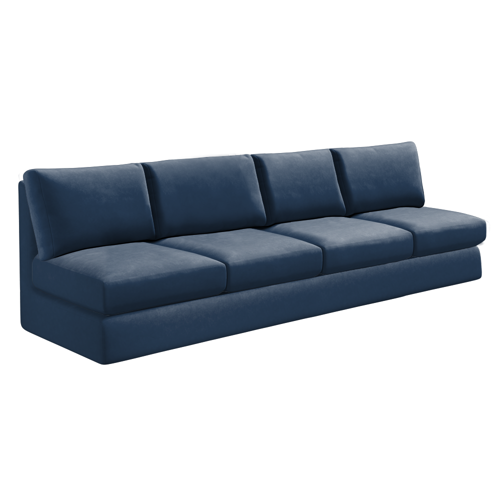 Slipcover for Oversized Armless Sofa