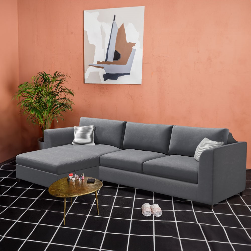 Slipcover for Sectional with Chaise - Left Facing