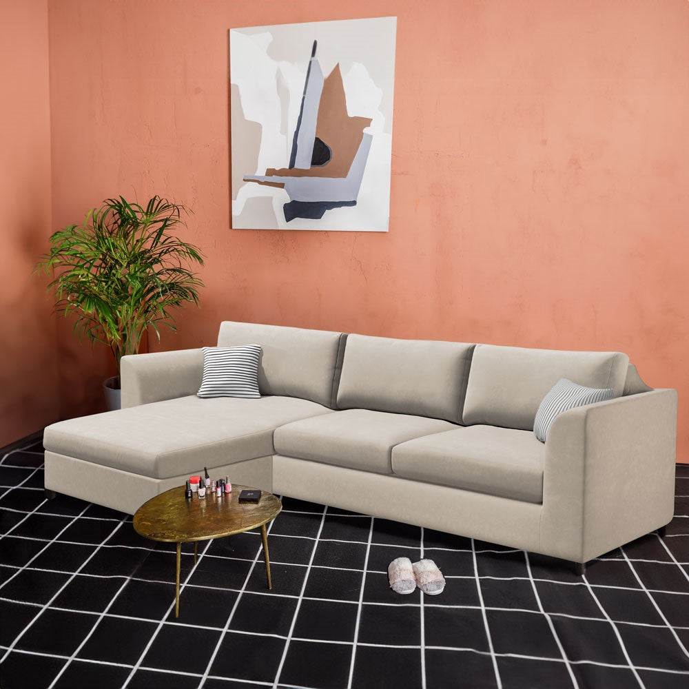 Slipcover for Sectional with Chaise - Left Facing