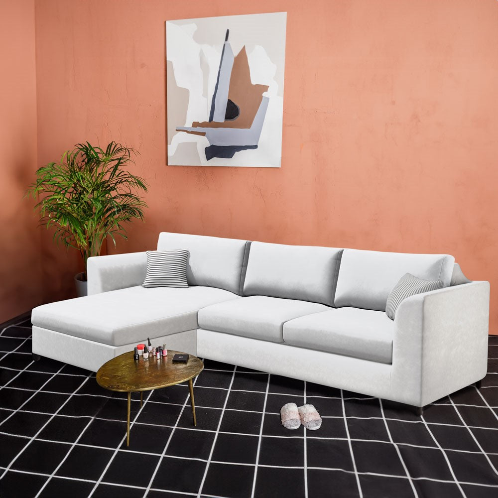 Slipcover for Sectional with Chaise - Left Facing