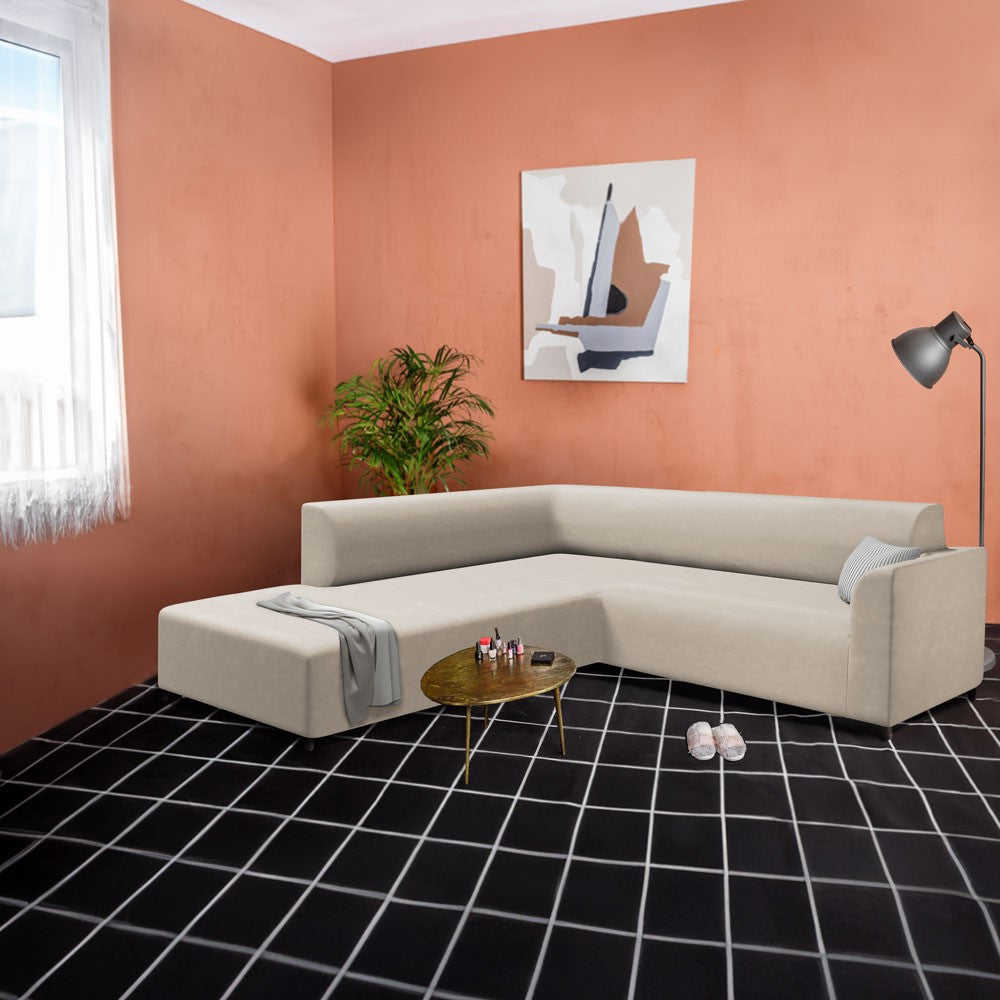 Slipcover for Sectional with Bumper - Left Facing