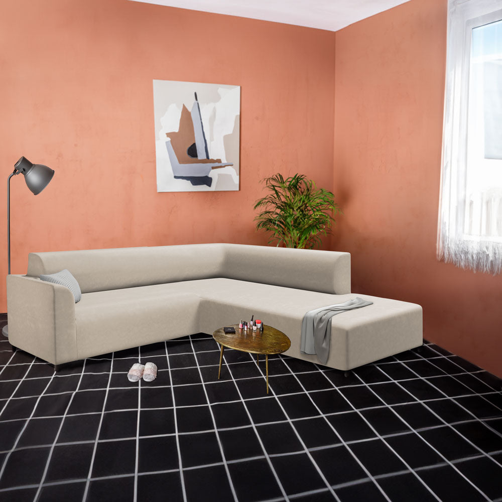 Slipcover for Sectional with Bumper - Right Facing