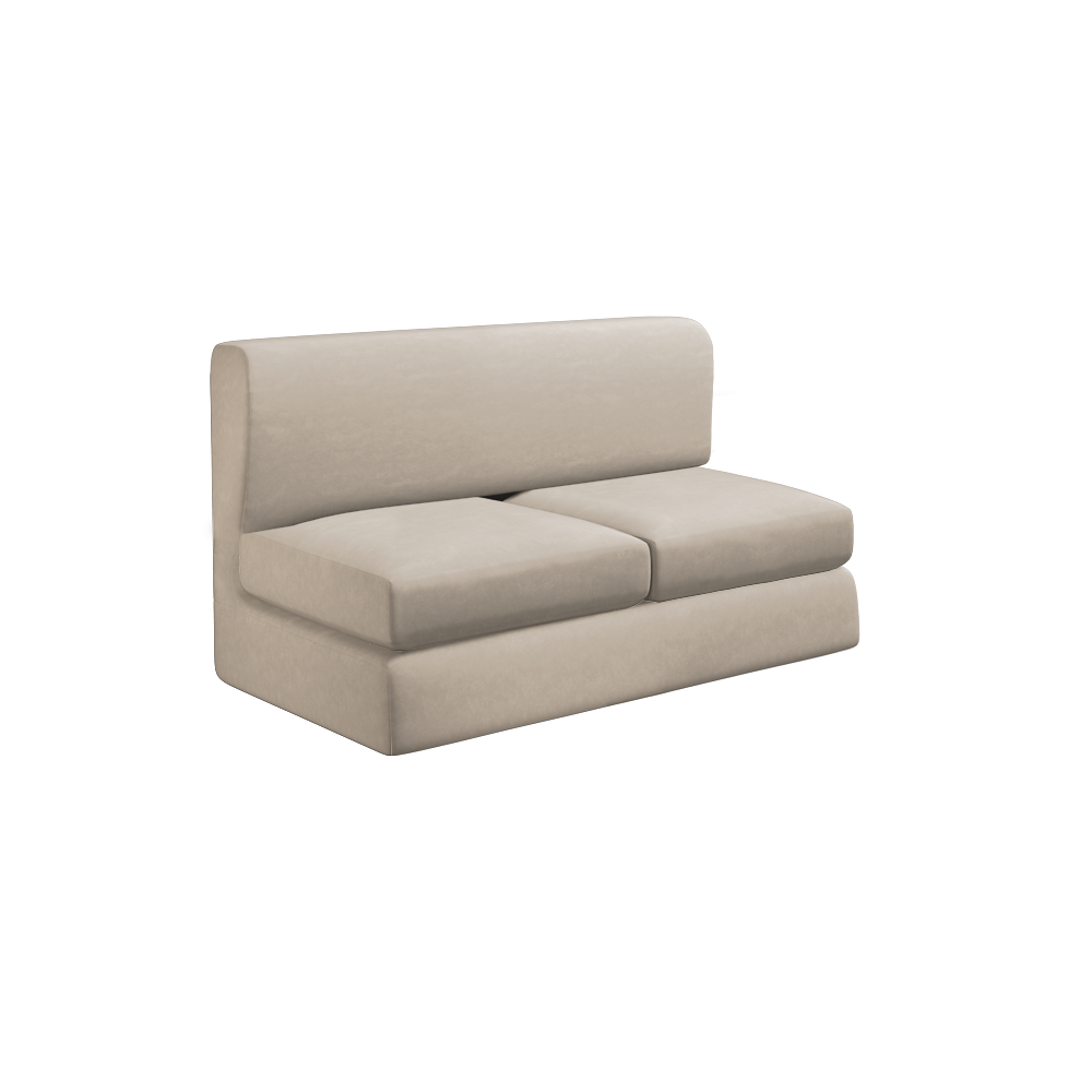 Slipcover for Armless Loveseat