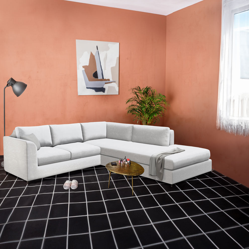 Slipcover for Sectional with Bumper - Right Facing