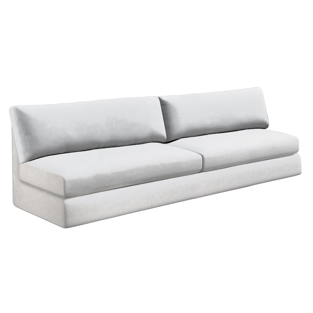 Slipcover for Oversized Armless Sofa