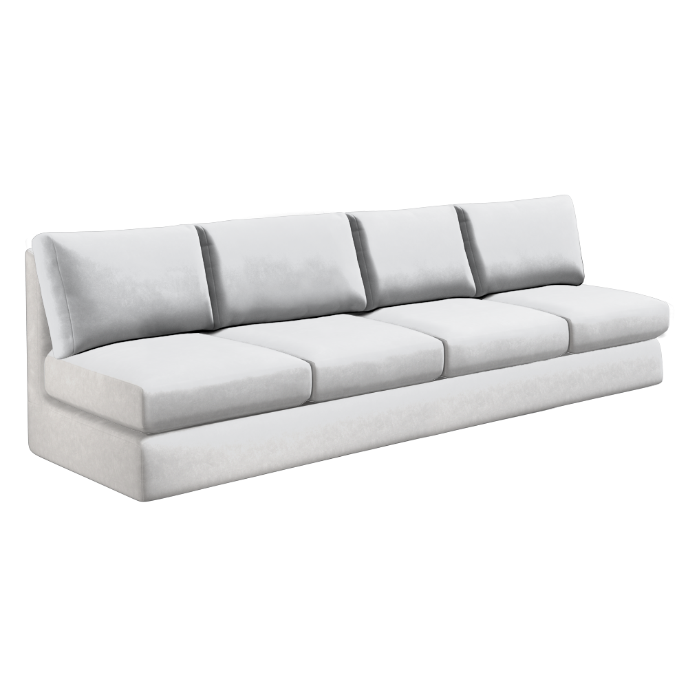Slipcover for Oversized Armless Sofa