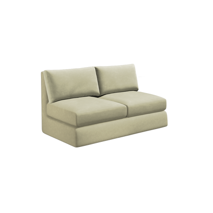 Slipcover for Armless Loveseat