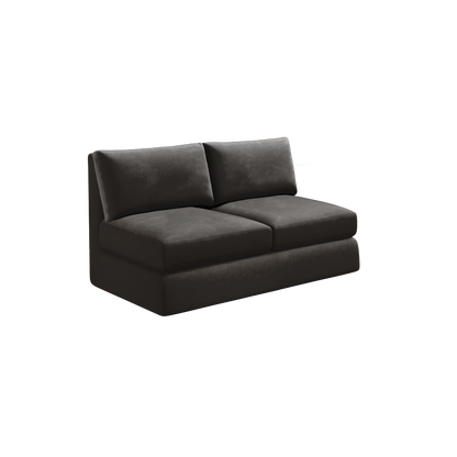 Slipcover for Armless Loveseat