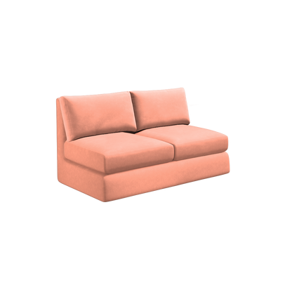 Slipcover for Armless Loveseat