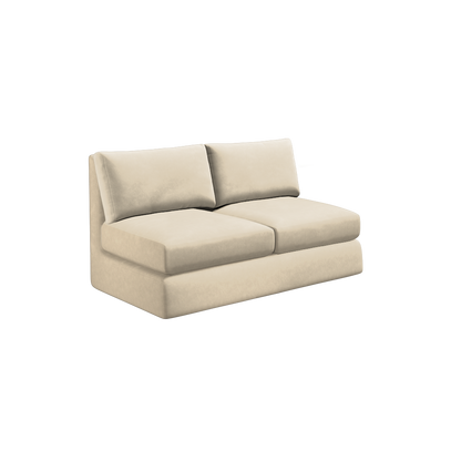 Slipcover for Armless Loveseat