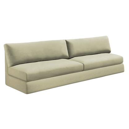 Slipcover for Oversized Armless Sofa