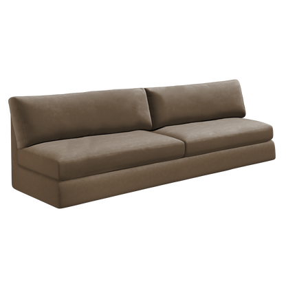 Slipcover for Oversized Armless Sofa