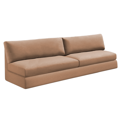 Slipcover for Oversized Armless Sofa