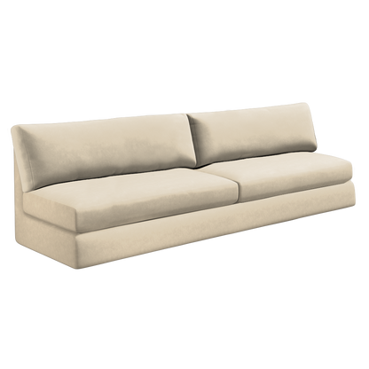 Slipcover for Oversized Armless Sofa