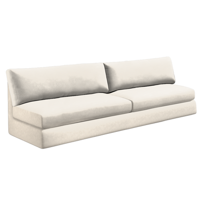 Slipcover for Oversized Armless Sofa