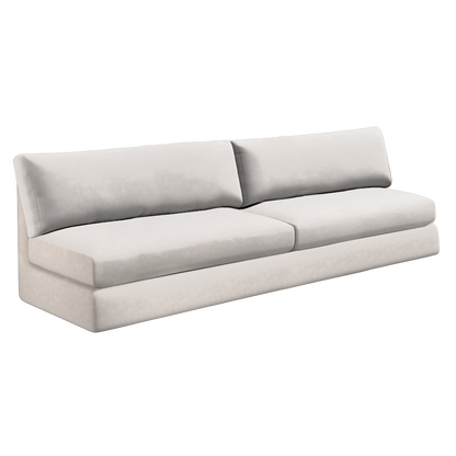 Slipcover for Oversized Armless Sofa