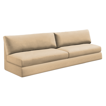 Slipcover for Oversized Armless Sofa