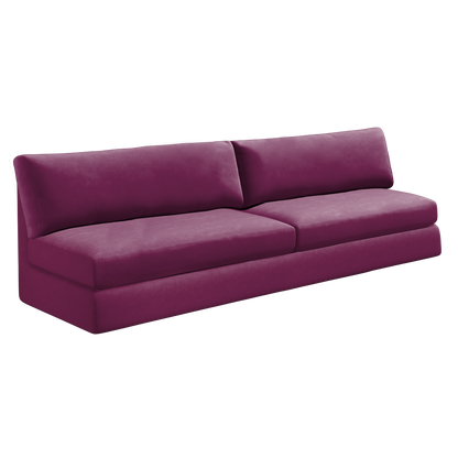 Slipcover for Oversized Armless Sofa
